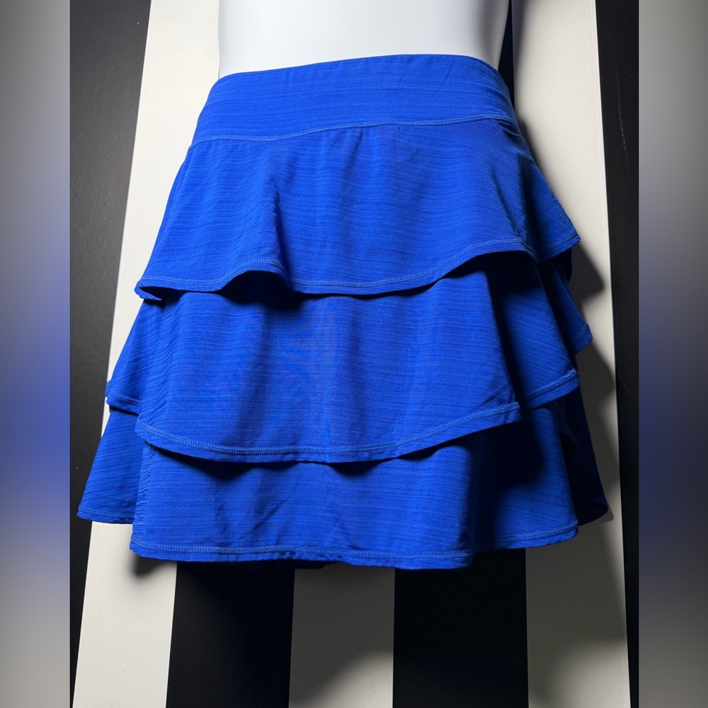 Ideology Royal Blue Tiered Skort with Shorts - SZ 1X